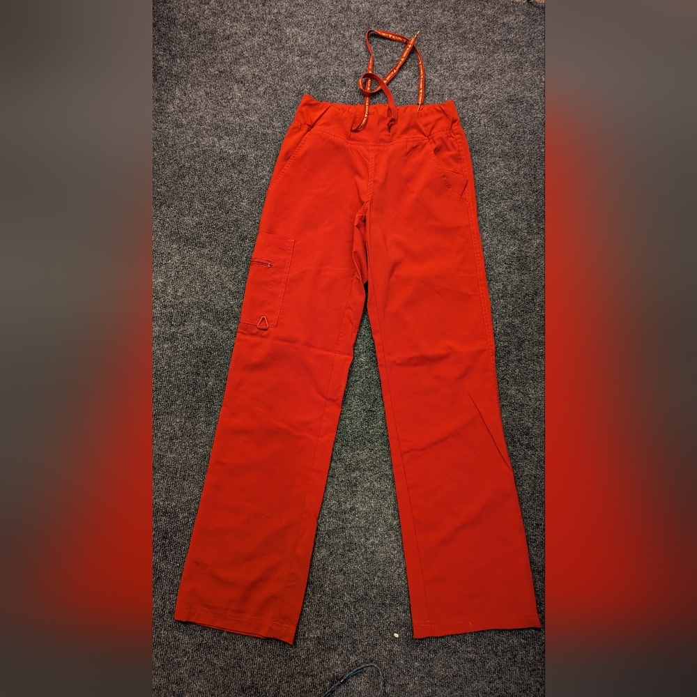 Activate scrub pants XS red